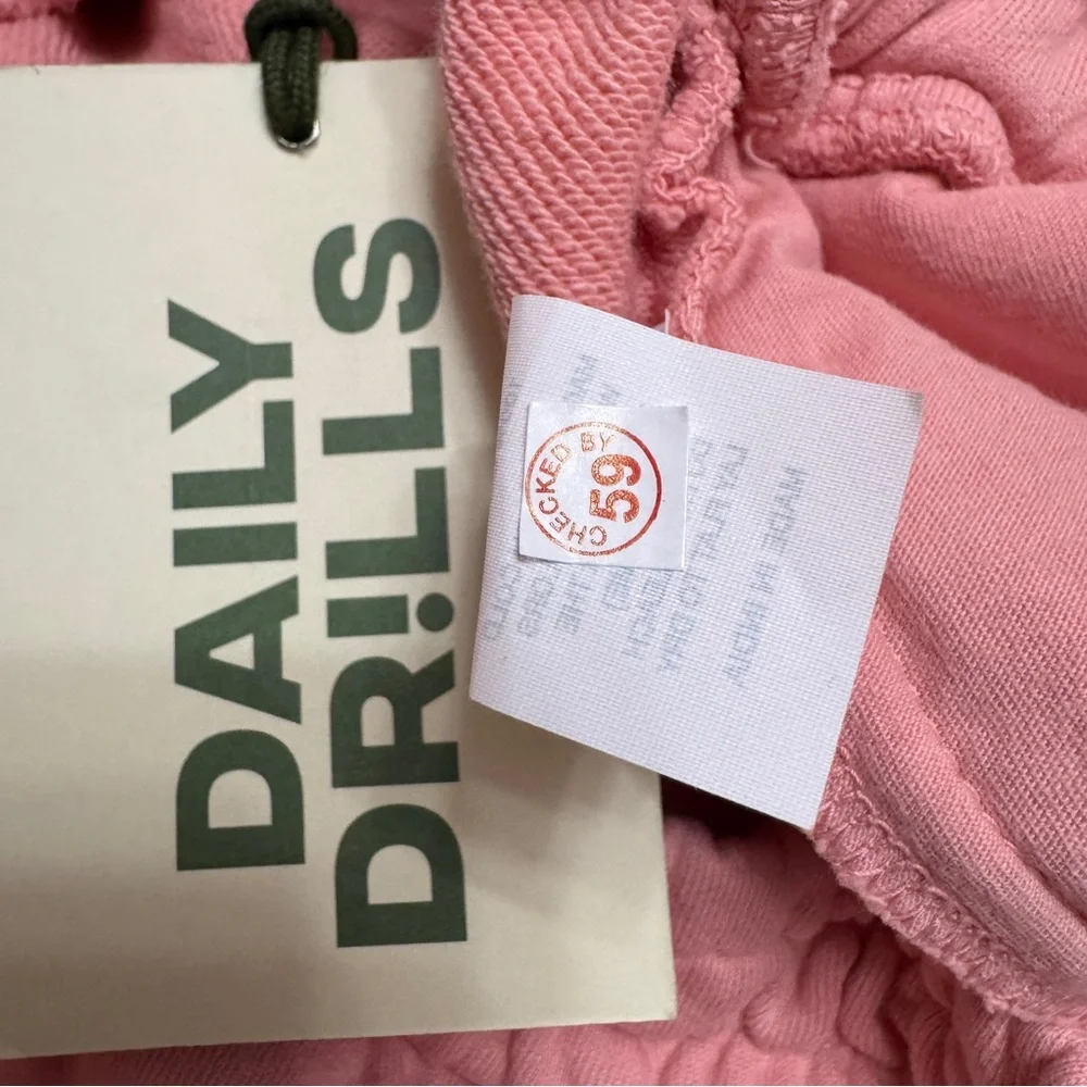 Daily Drills sz M / L Shorts Sweatshorts Terry High Waist - Picture 5 of 8